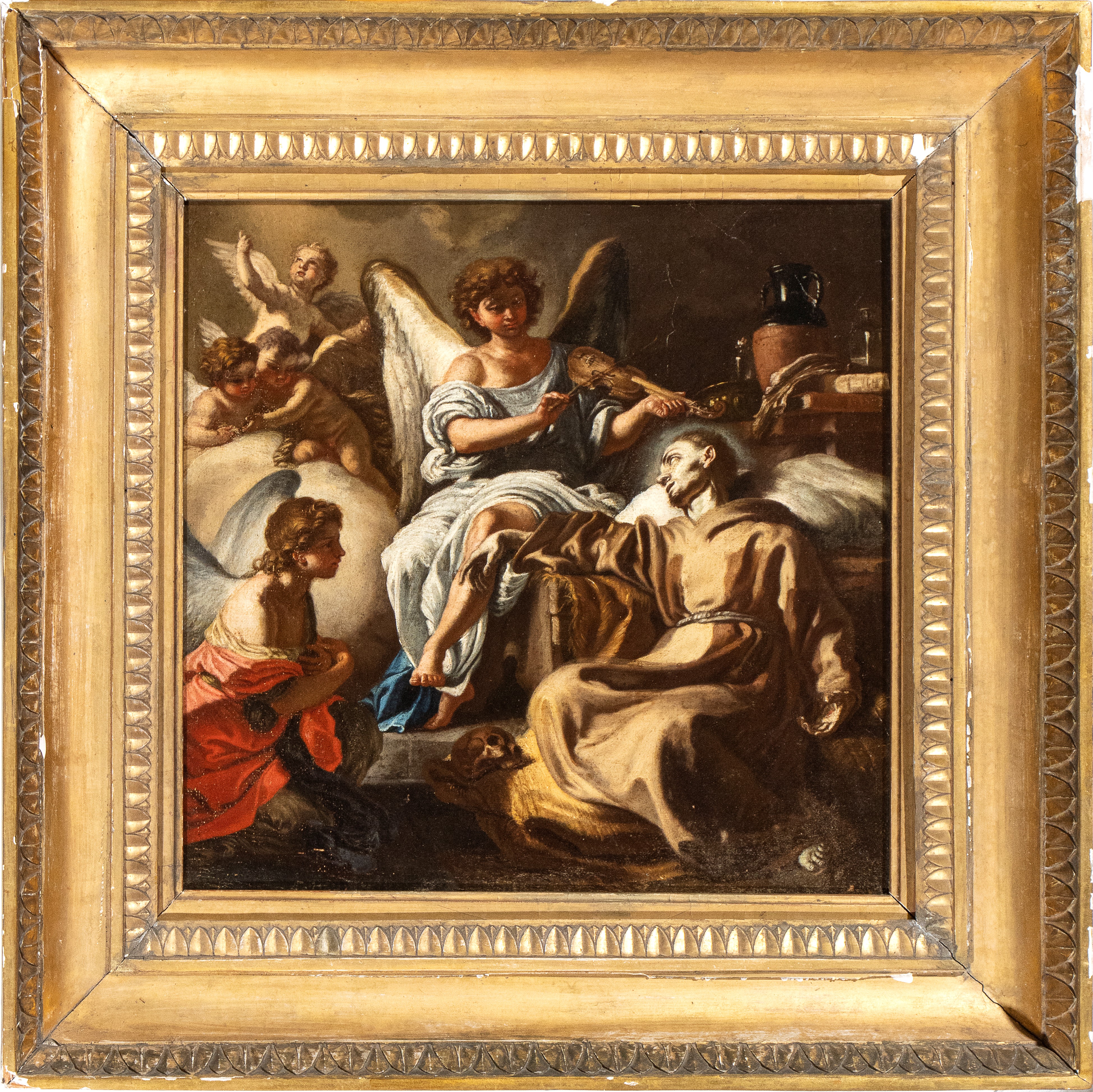 Francesco Solimena - San Francesco Confortato Dall'angelo