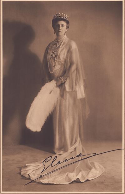 Foto Autografa della Regina Elena