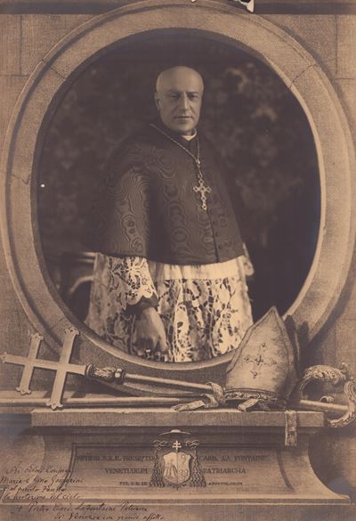 Foto con Dedica e Autografo del Cardinale Lafontaine