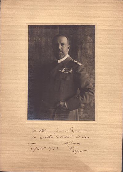Foto con Dedica e Autografo Tripoli 1923?
