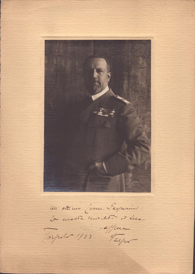 Foto con Dedica e Autografo Tripoli 1923?