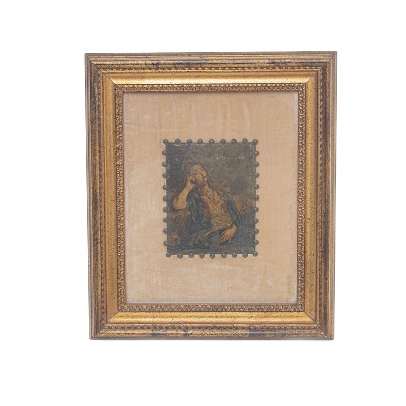 Anonimo, Vanitas, dipinto ad olio su rame