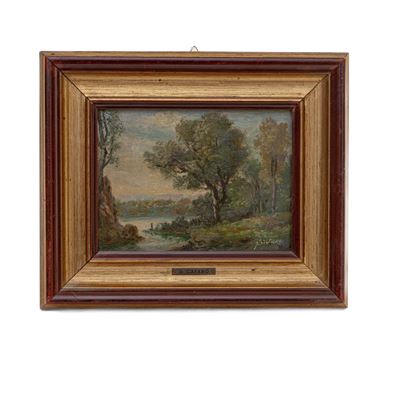 Scorcio di Paesaggio con Fiume