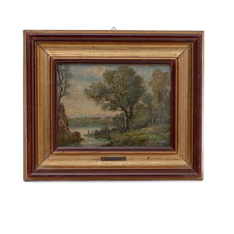 Scorcio di Paesaggio con Fiume