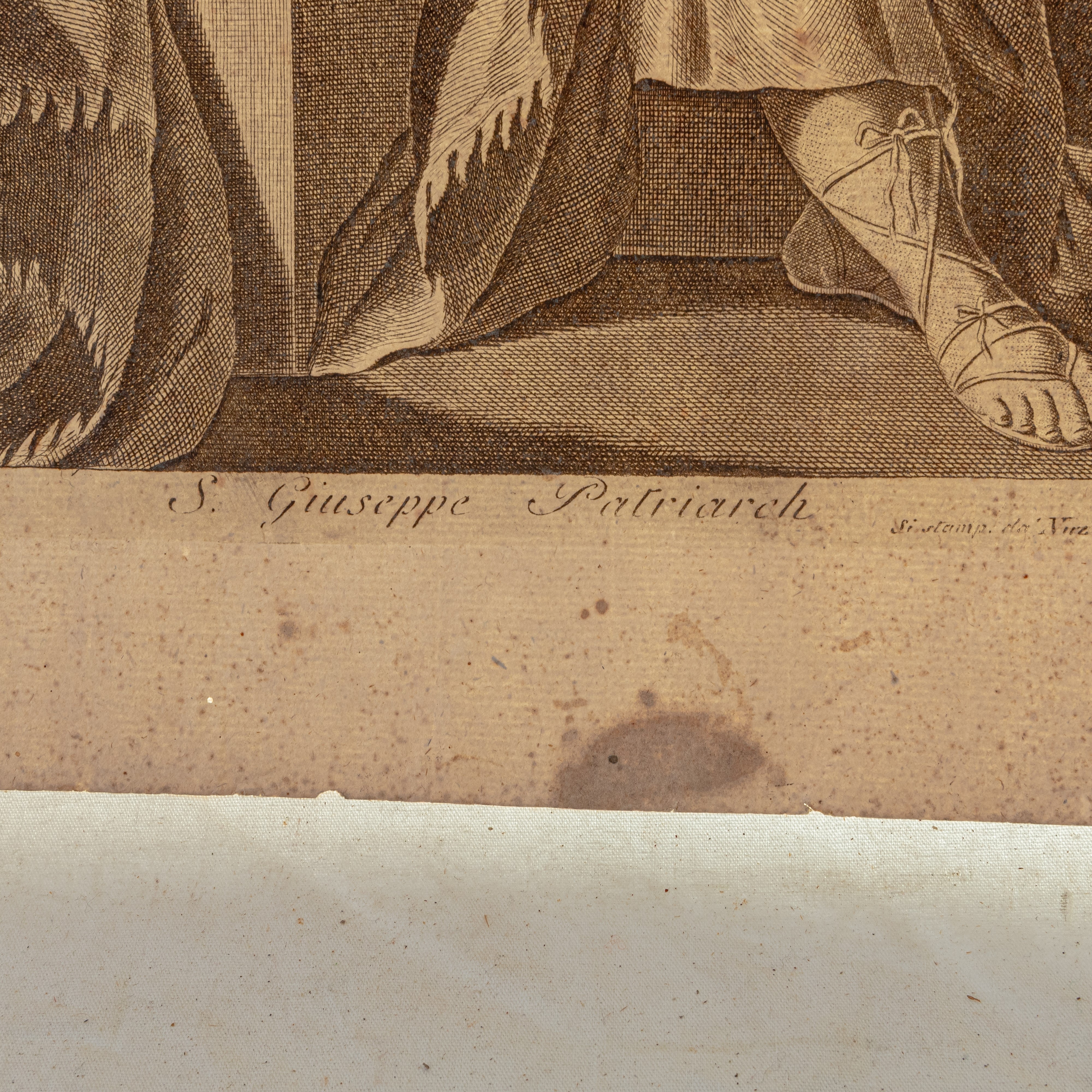 Lotto di quattro incisioni all'acquaforte