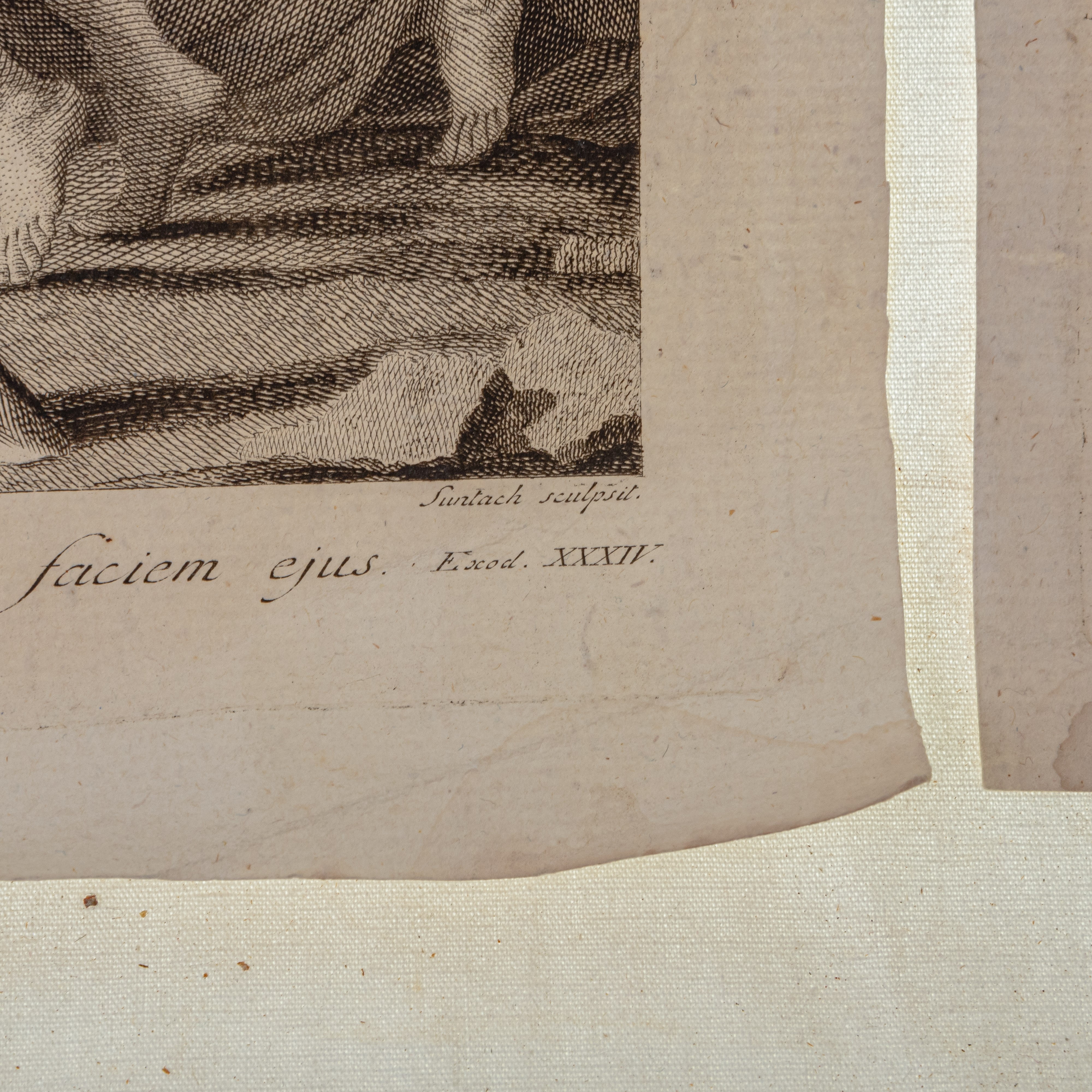 Lotto di quattro incisioni all'acquaforte