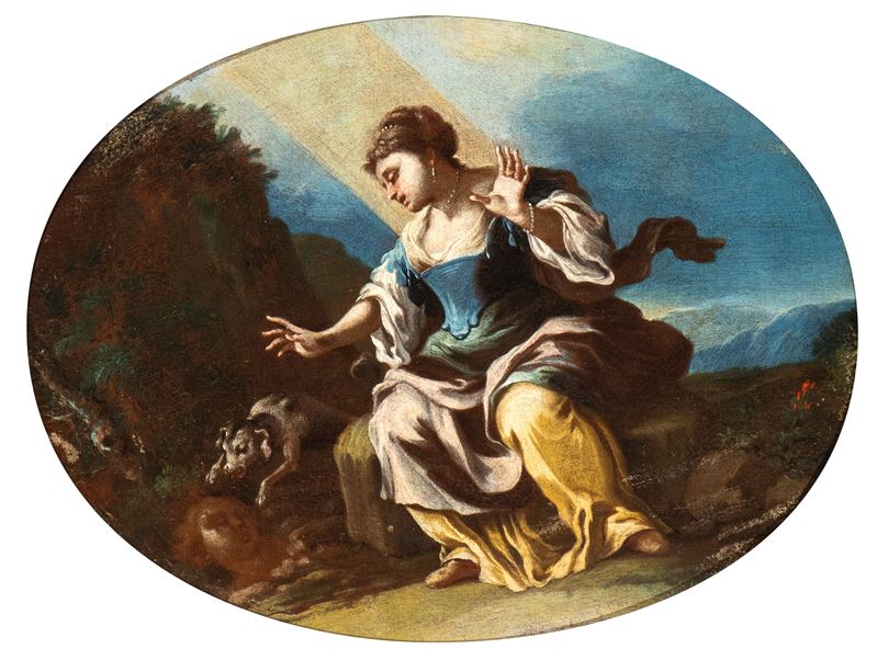 Francesco Solimena - Figura Allegorica Femminile