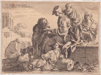 Paesaggio con Cinque Contadini