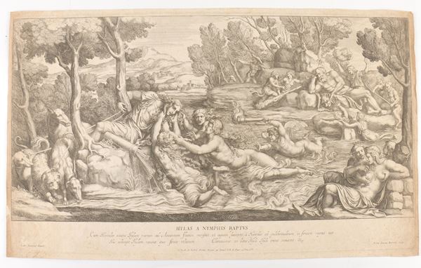 Pietro Santi Bartoli - Hylas a nymphis raptus