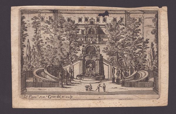 Grue Francesco Antonio Saverio - View of a noble palace