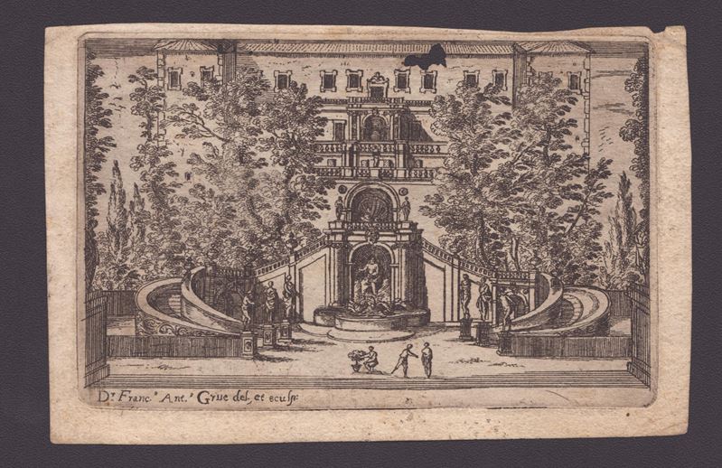 Grue Francesco Antonio Saverio - Veduta di una Palazzo Nobiliare