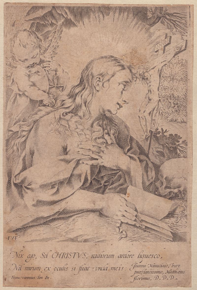 Francesco Villamena - Maddalena Penitente