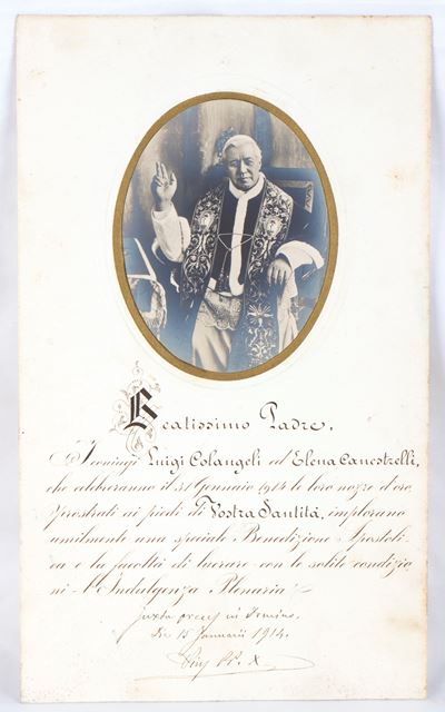 Papa Pio X (giuseppe Melchiorre Sarto di Riese, 1835-1914)