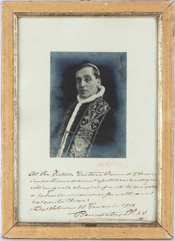 Papa Benedetto XV (Giacomo Paolo Giovanni Battista della Chiesa; Genova, 21 novembre 1854 – Roma, 22 gennaio 1922)