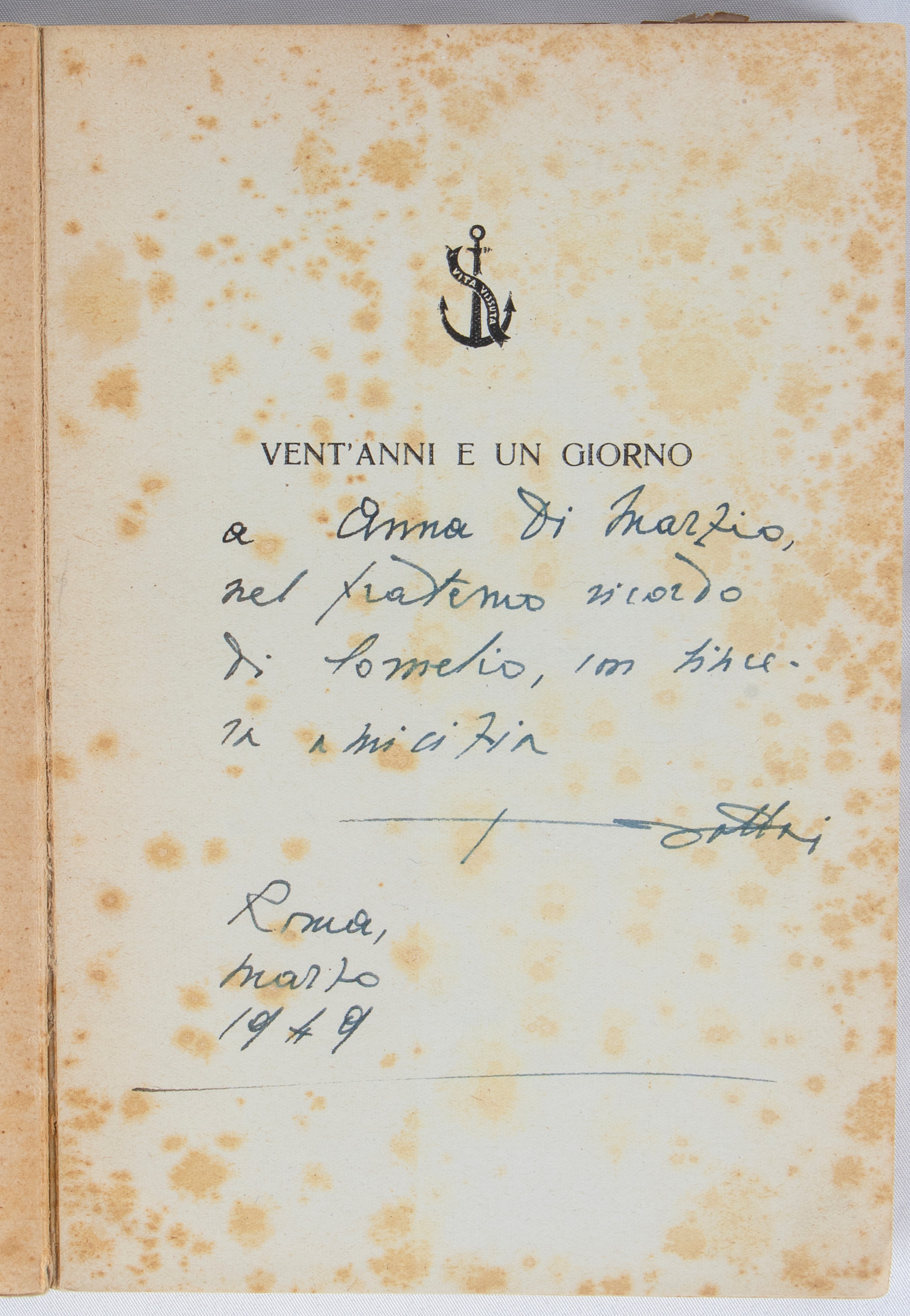 Bottai, Giuseppe (roma, 3 Settembre 1895 – Roma, 9 Gennaio 1959)