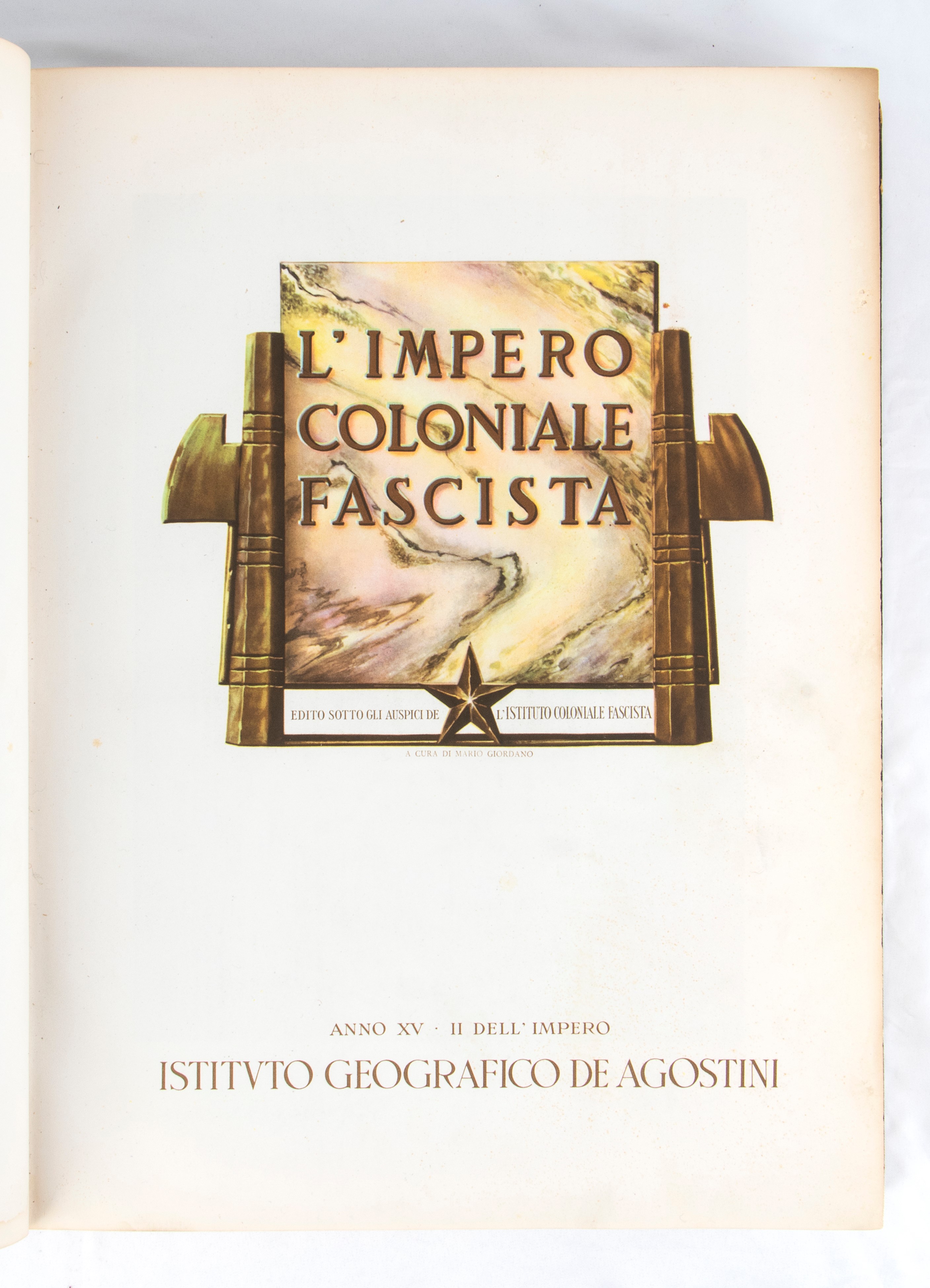 Giordano, Mario - L'impero Coloniale Fascista - 1936