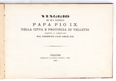 Papa Pio IX (giovanni Mastai-ferretti; Senigallia, 13 Maggio 1792 – Roma, 7 Febbraio 1878) - Viag...