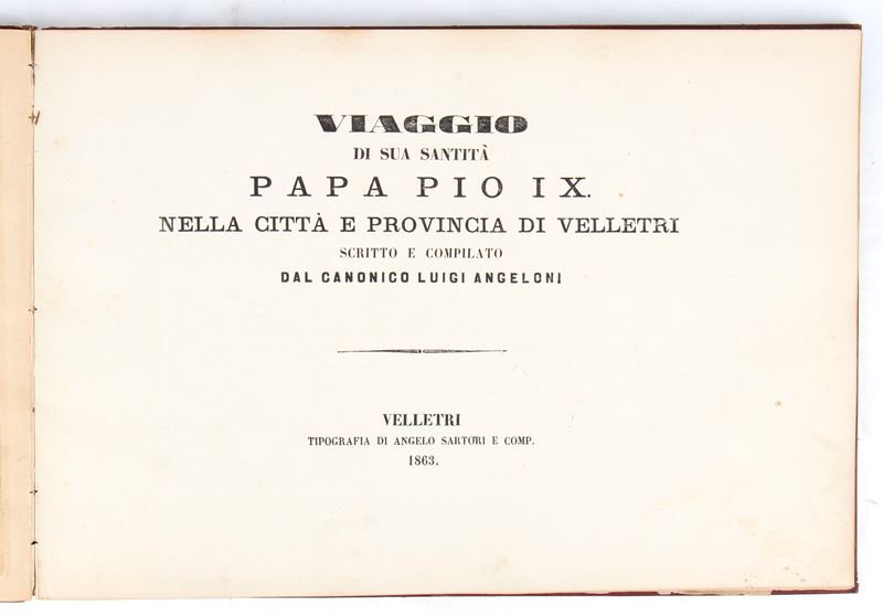 Papa Pio IX (giovanni Mastai-ferretti; Senigallia, 13 Maggio 1792 – Roma, 7 Febbraio 1878) - Viag...