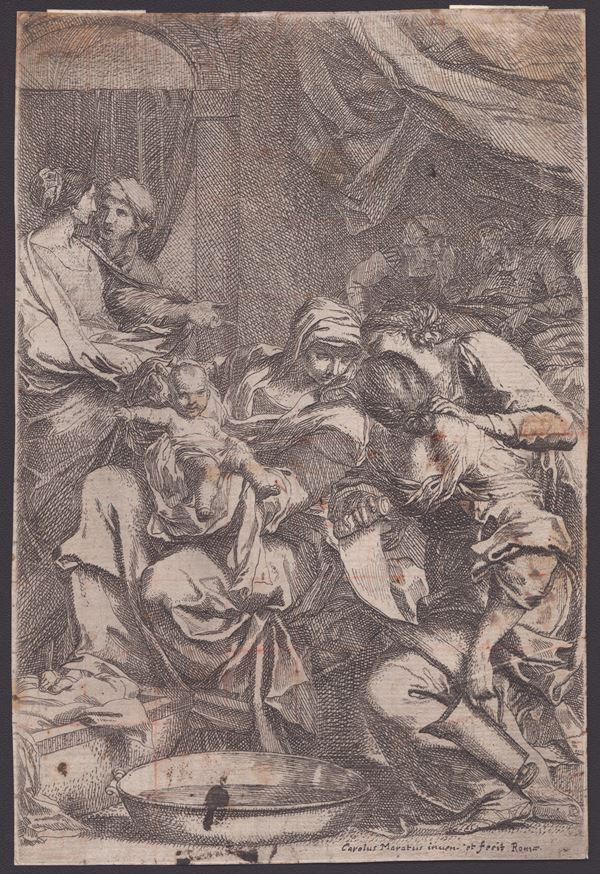 Carlo Maratti - The Nativity of the Virgin