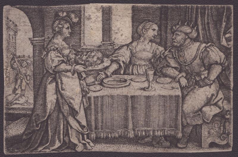 Georg Pencz - Salomè con la Testa del Battista