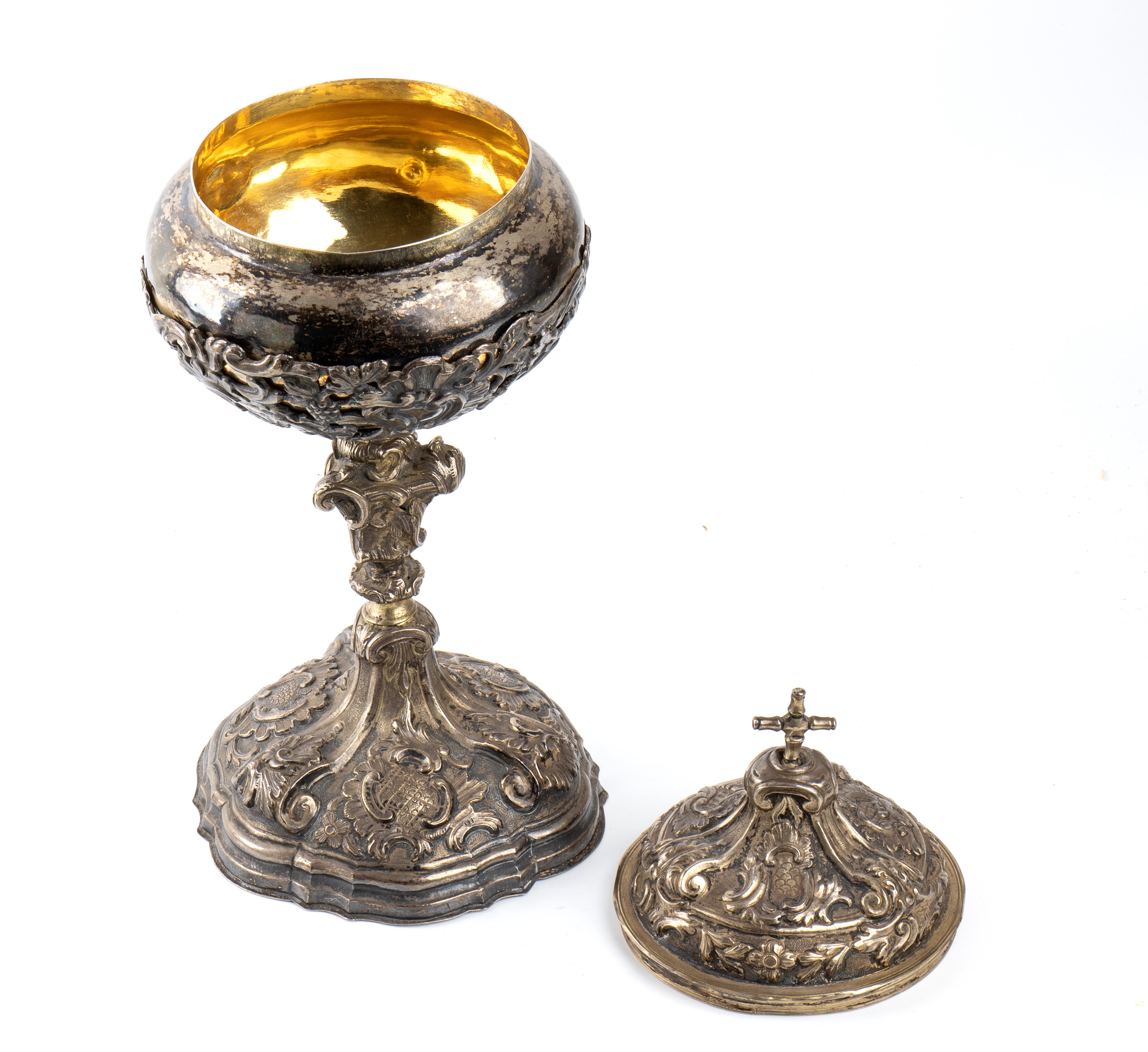 Pisside Siciliana in Argento