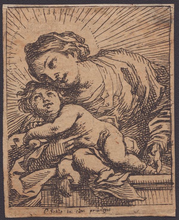 Cornelis Schut - Madonna col Bambino