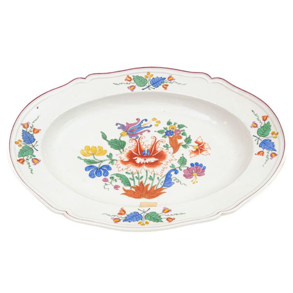 Porcelain serving tray,