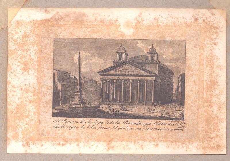 Giovanni Battista Balzar - "il Panteon D'agrippa"