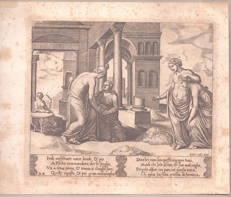 Maestro del Dado (1530-1560 Fl.) - Venere e Psiche