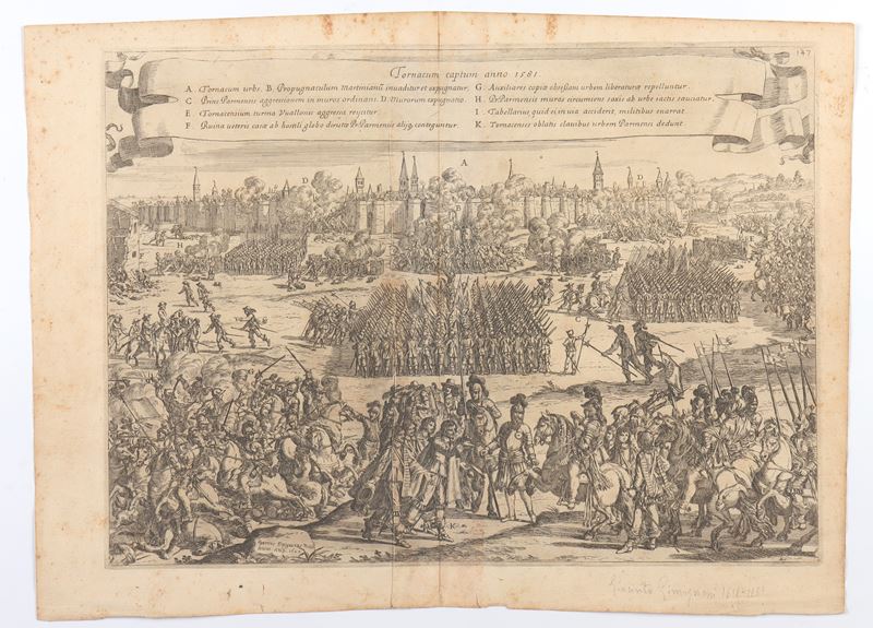 Giacinto Gimignani - Tornacum Captum Anno 1581