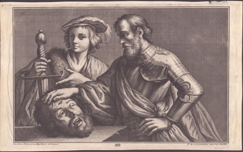Giovanni Antonio Lorenzini - Davide e Saul con la Testa di Golia