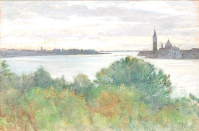Laguna Veneta con Veduta di San Marco