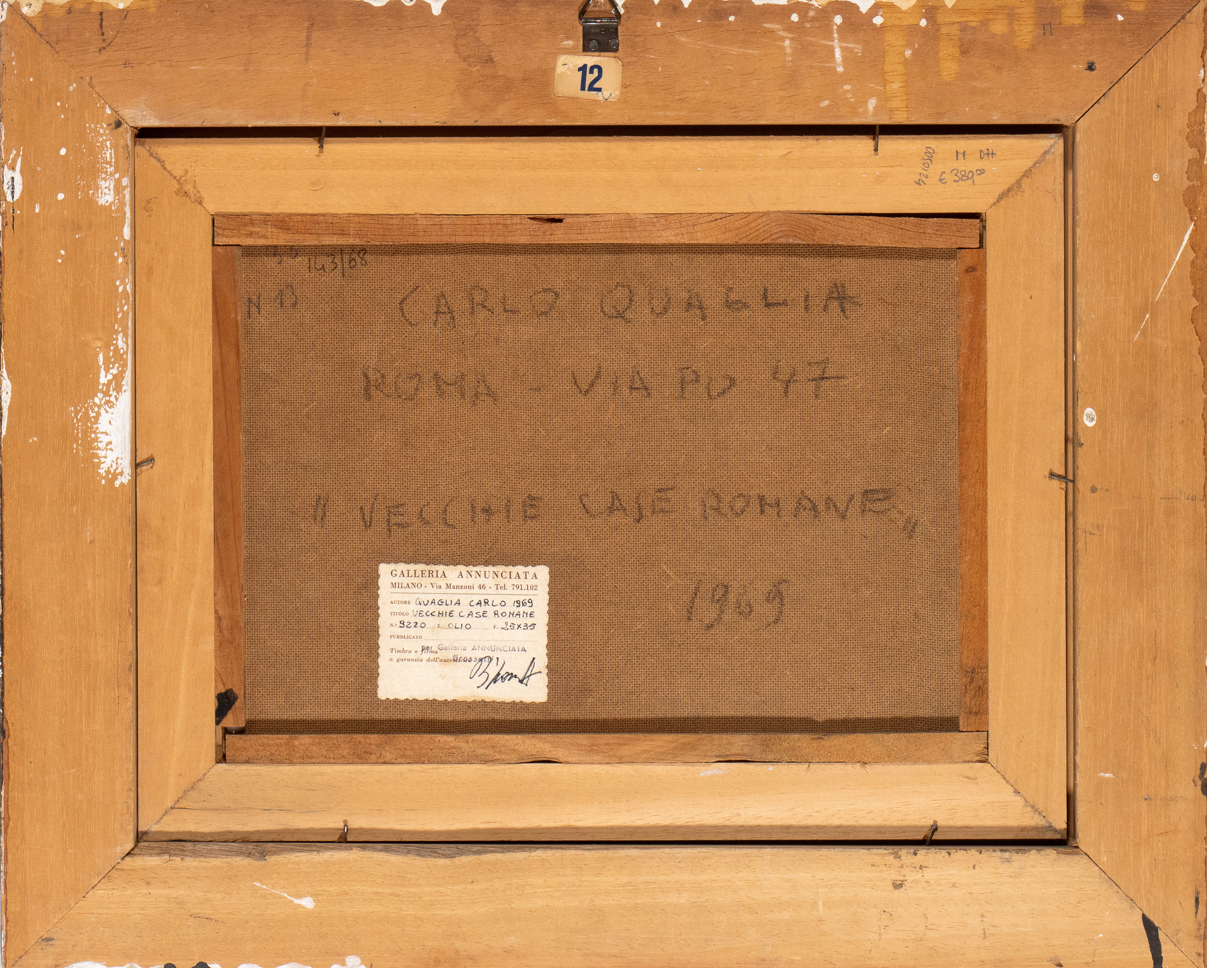 Carlo Quaglia - Vecchie Case Romane