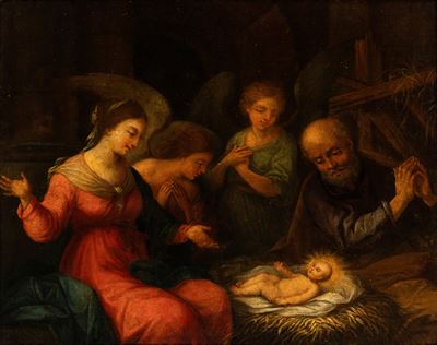 Natività con Angeli
