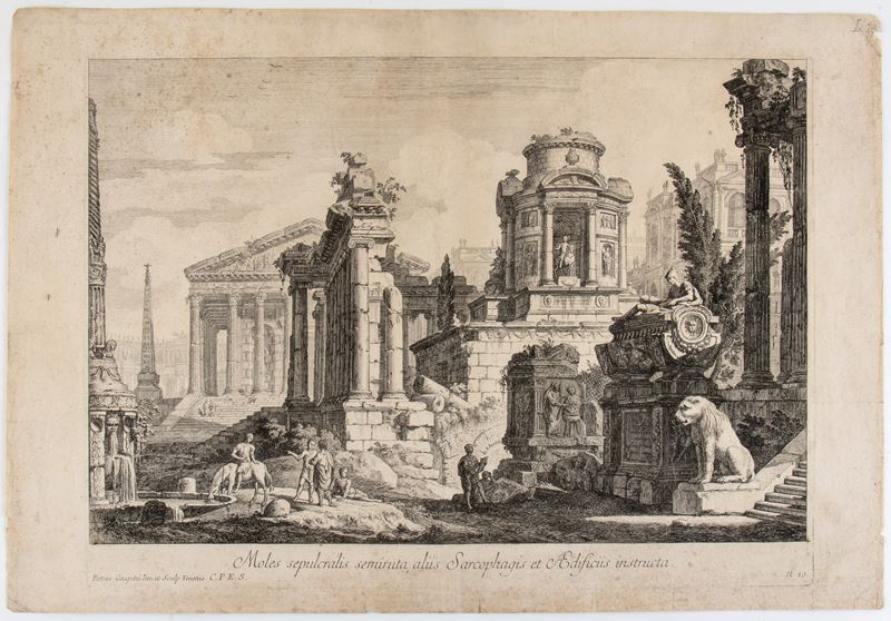 Pietro Gaspari - Moles Sepulcralis Semiruta, Alias Sarcophagis Et Aedificiis Instructa