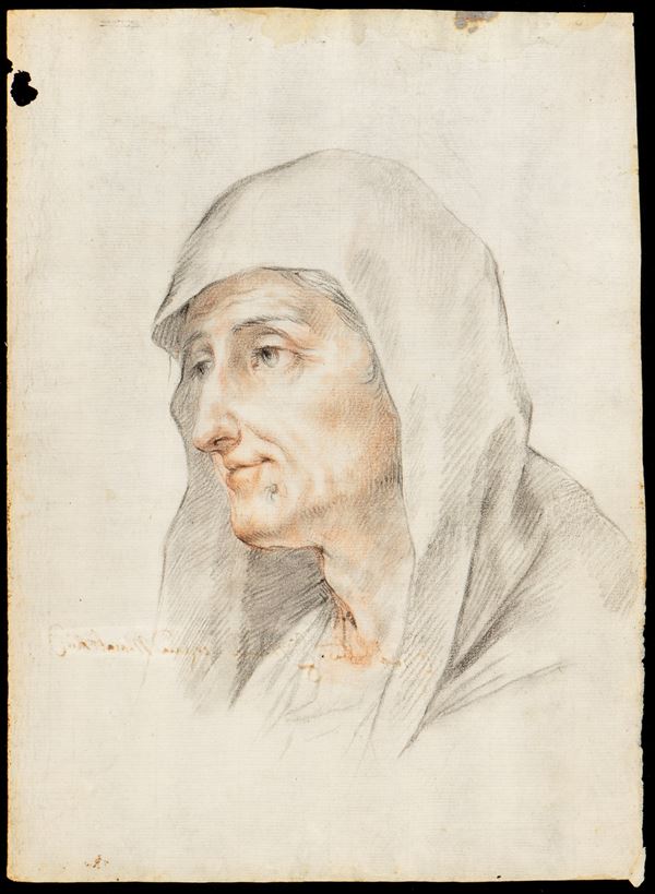Portrait of an elderly woman (study for Saint Anne?)