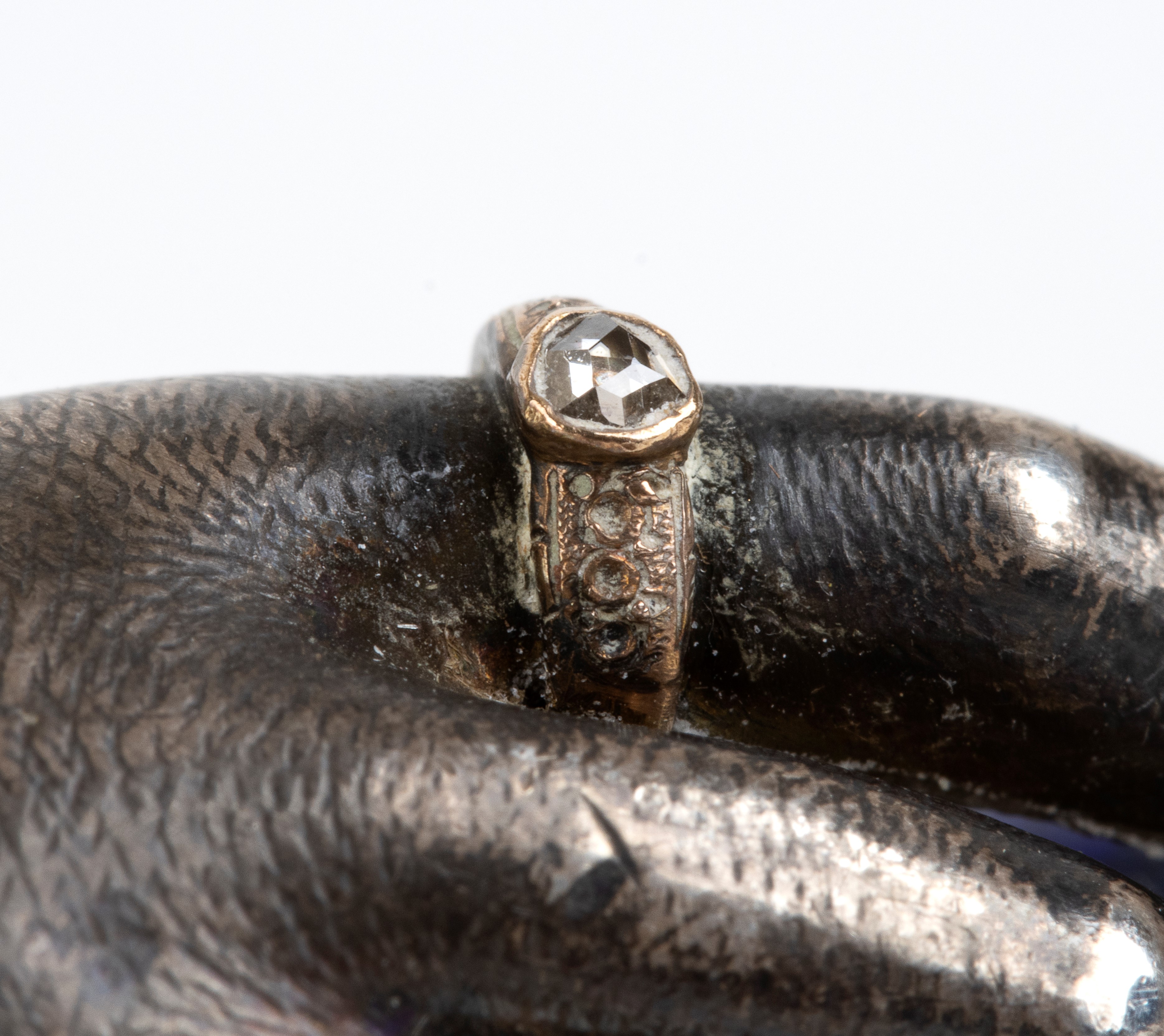 Frustino da Cavallo Francese in Corno con Pomolo in Argento