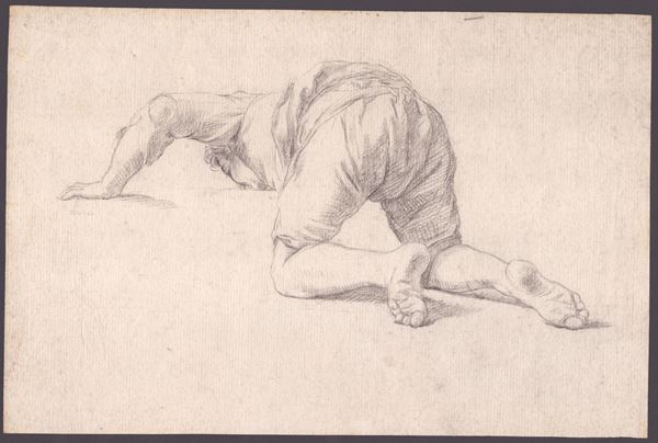 Study for a kneeling man