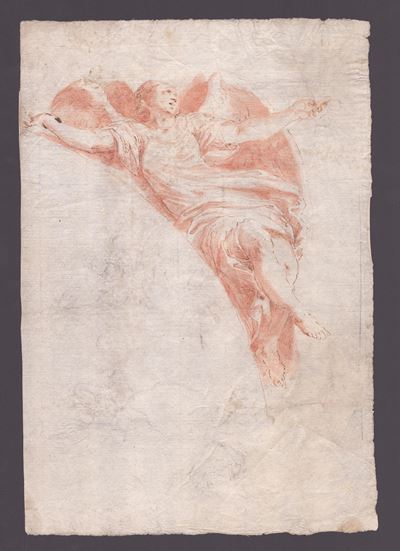 Studio Preparatorio per Decorazione di un Arco con Angelo