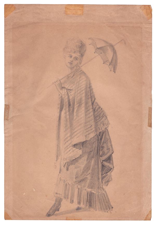 Woman with umbrella