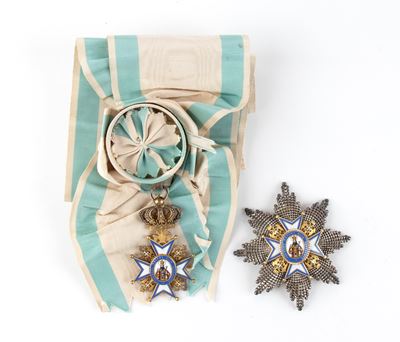 Serbia, Ordine di S. Saba, Gran Croce e Diploma