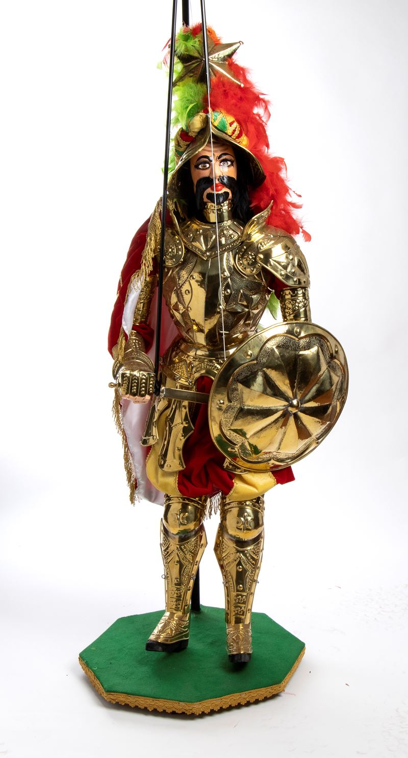 Collezione Lombardo - Pupi siciliani - Paladino della storia della Chanson de Roland