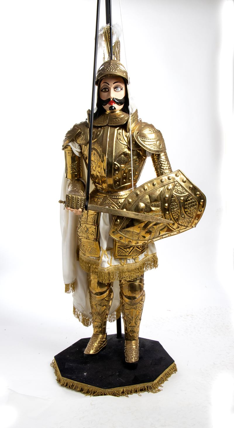 Collezione Lombardo - Pupi siciliani - Paladino della storia della Chanson de Roland