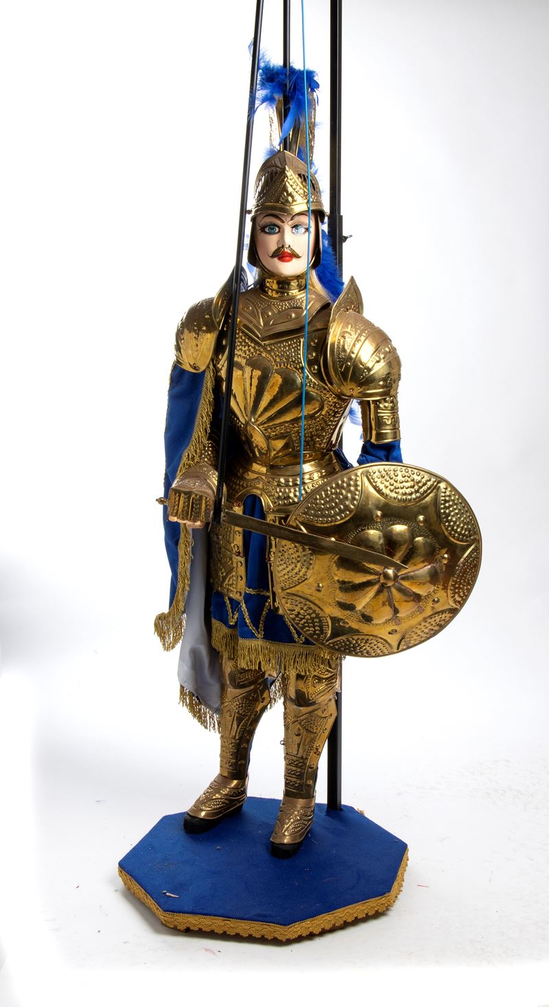 Collezione Lombardo - Pupi siciliani - Paladino della storia della Chanson de Roland