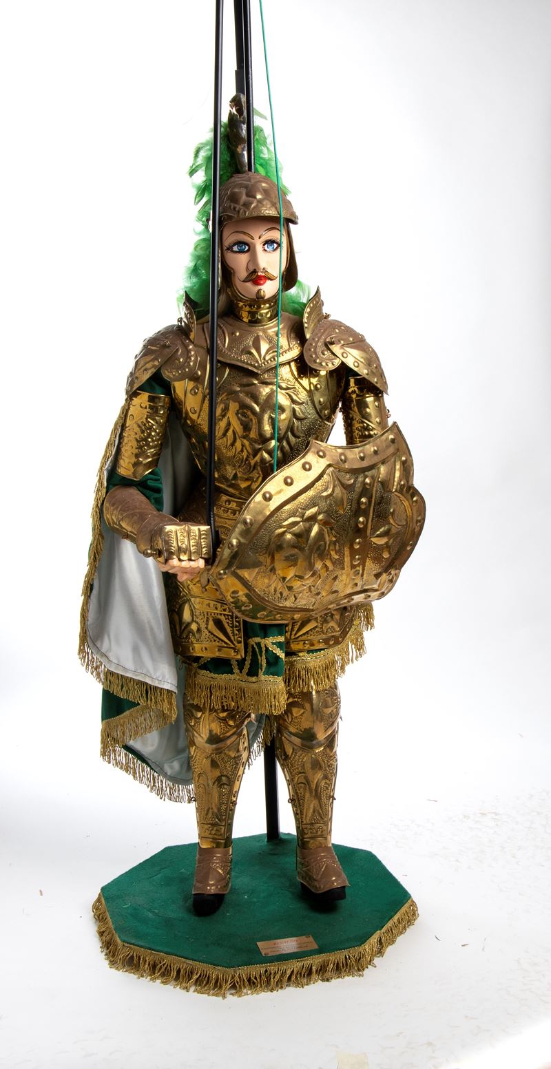 Collezione Lombardo - Pupi siciliani - Paladino della storia della Chanson de Roland