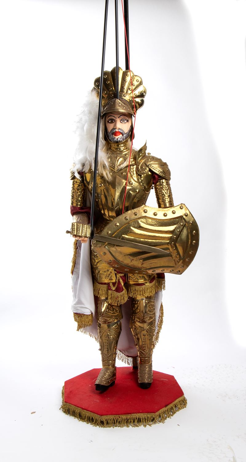 Collezione Lombardo - Pupi siciliani - Paladino della storia della Chanson de Roland