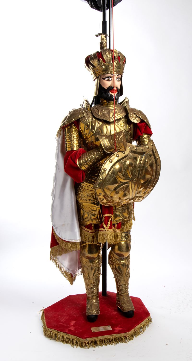 Collezione Lombardo - Pupi siciliani - Paladino della storia della Chanson de Roland