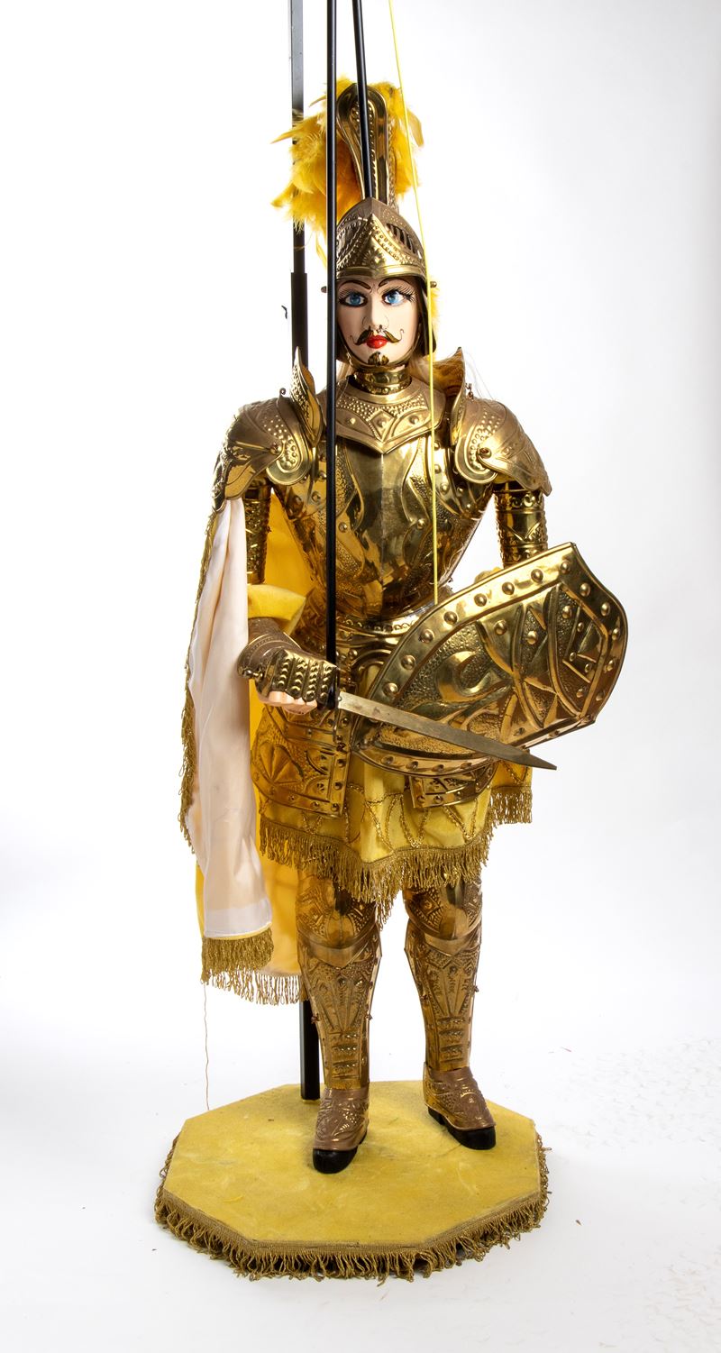 Collezione Lombardo - Pupi siciliani - Paladino della storia della Chanson de Roland