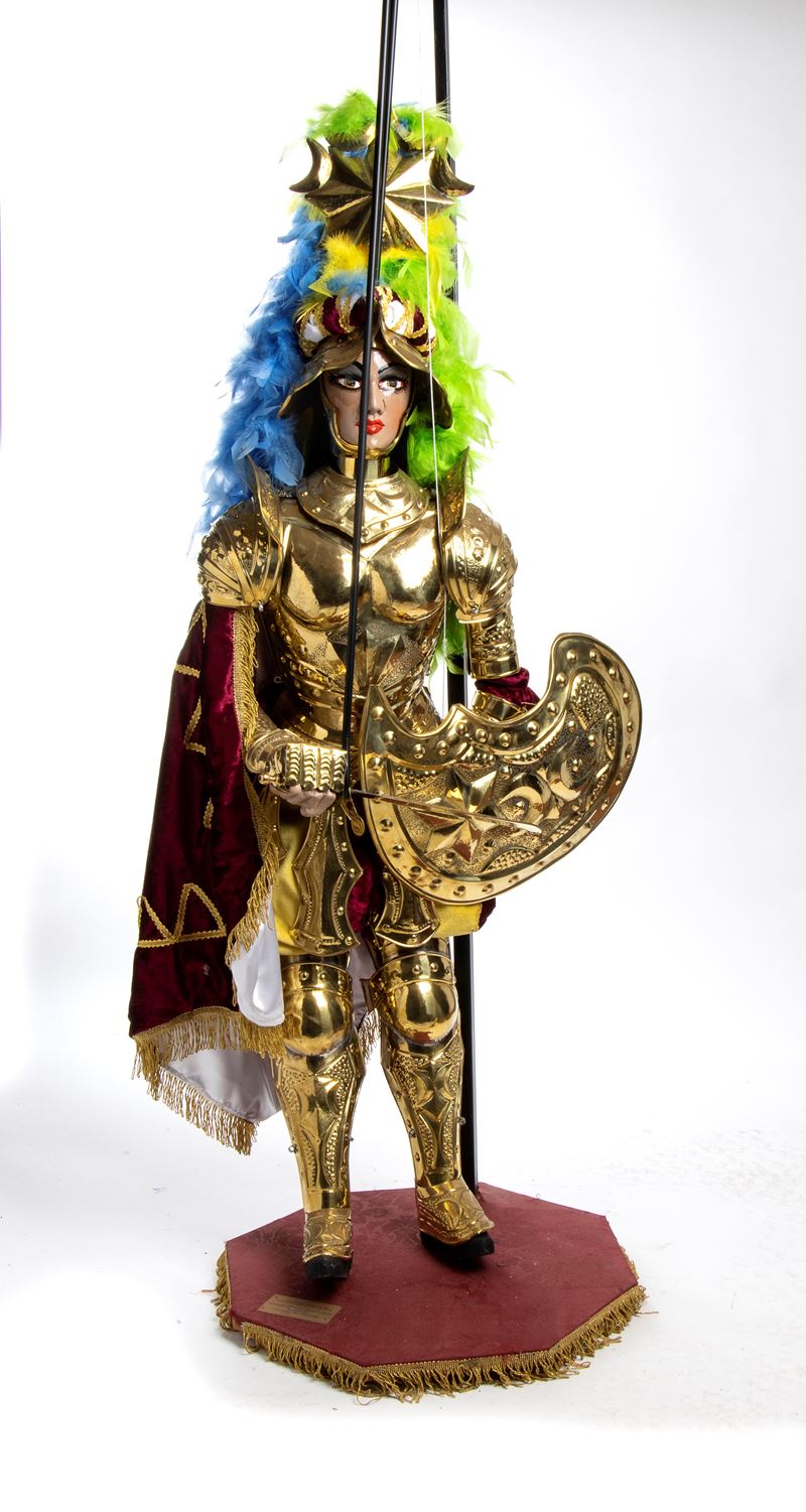 Collezione Lombardo - Pupi siciliani - Paladino della storia della Chanson de Roland