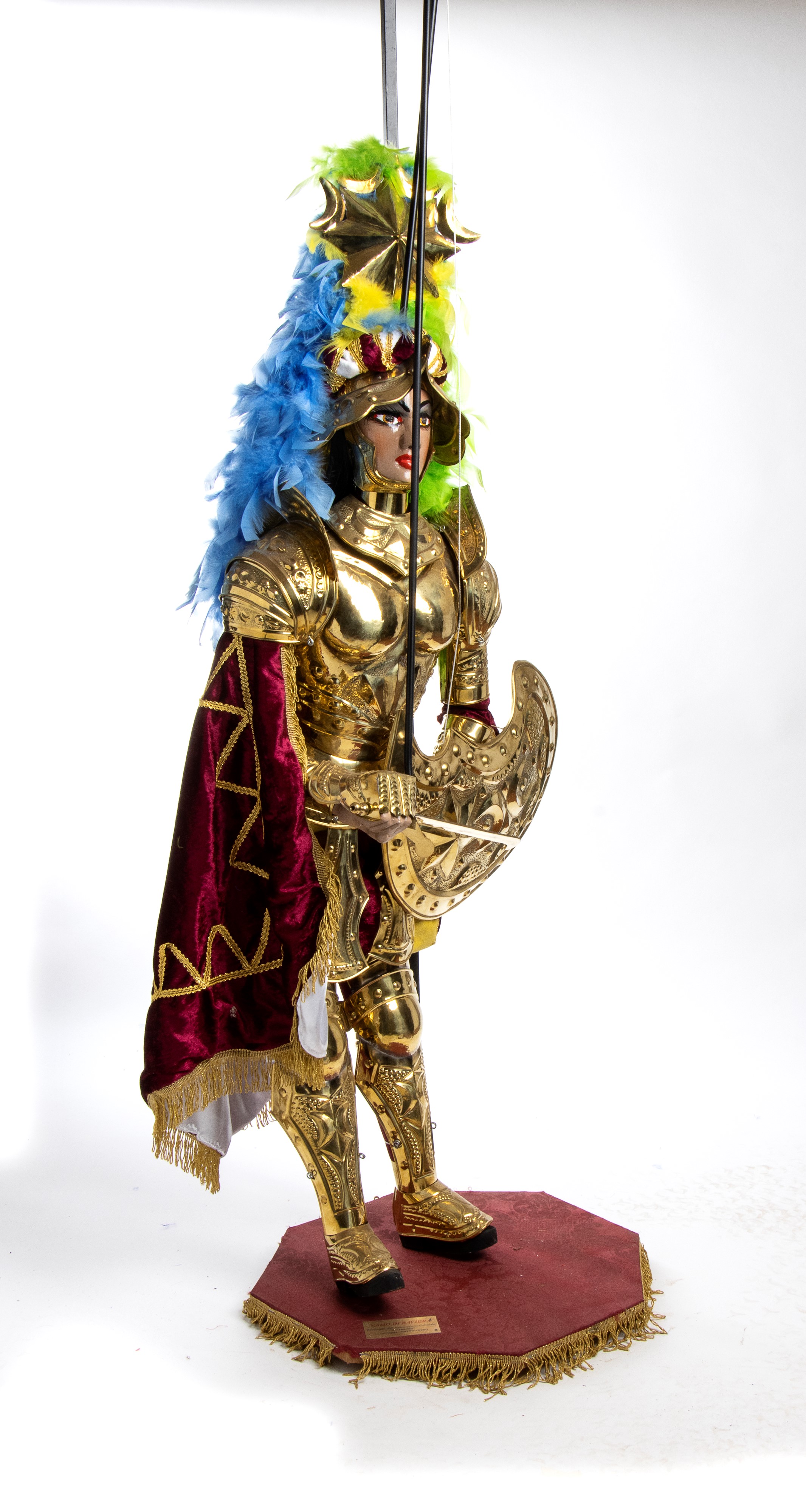 Collezione Lombardo - Pupi siciliani - Paladino della storia della Chanson de Roland